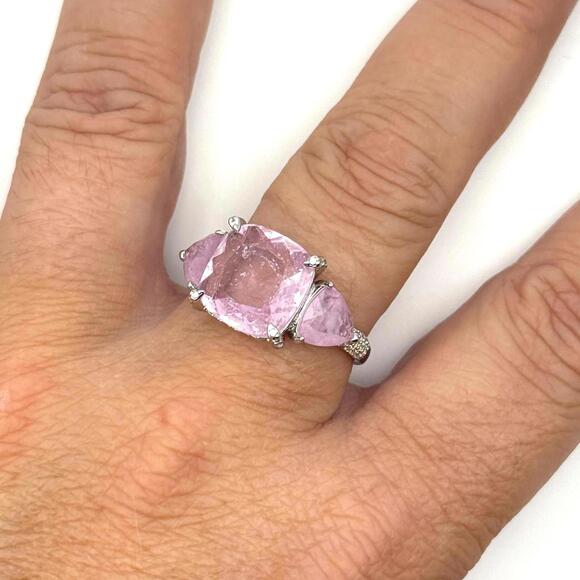 Bomb Party Mental Health Rise Above the Storm light amethyst ring - Size 10 - Picture 6 of 8